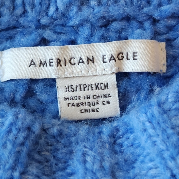 American Eagle Sweater X Small Blue - Picture 15 of 15